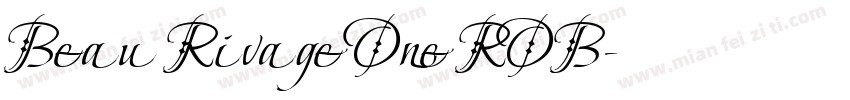Beau Rivage One ROB字体转换